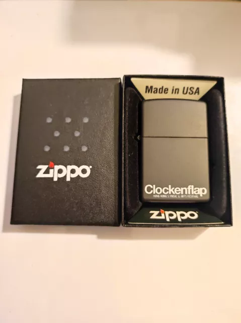 Zippo 014999 Clockenflap Lighter Case - No Inside Guts Insert