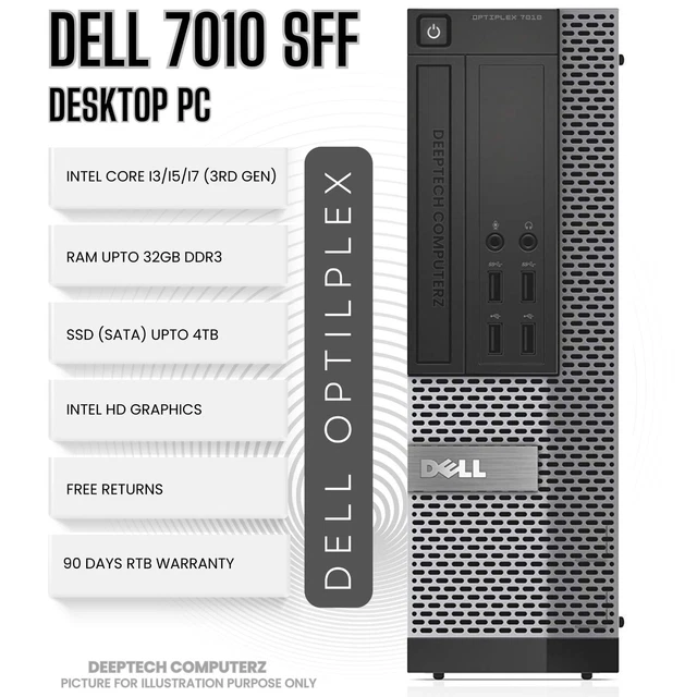 Dell Optiplex 7010 Sff Intel Core I7 3770 32gb Ram 2tb Ssd Wi Fi Win11 