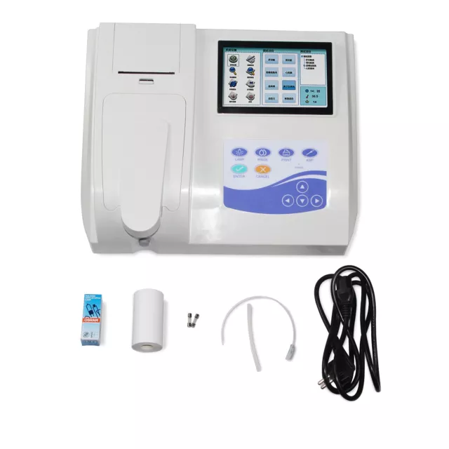 Touch Semi-auto Biochemistry Analyzer Blood glucose,Blood lipids,open reagent