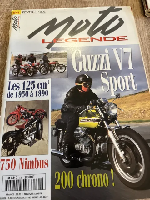 Moto Legende  44 Guzzi 750 V7 Norton 588 Kawasaki 350 S2 Nimbus 750 Ducati 600