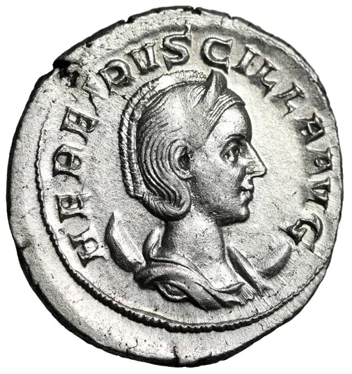 Herennia Etruscilla (Wife of Trajan Decius) AR Antoninianus EF Lustrous