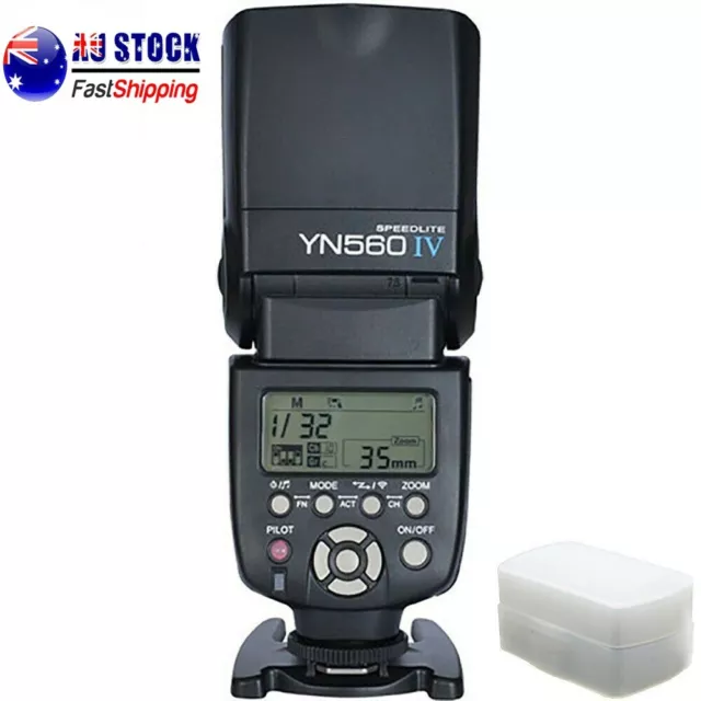 AU Yongnuo YN-560 IV Flash Speedlite for Canon Nikon Olympus Pentax DSLR Camera