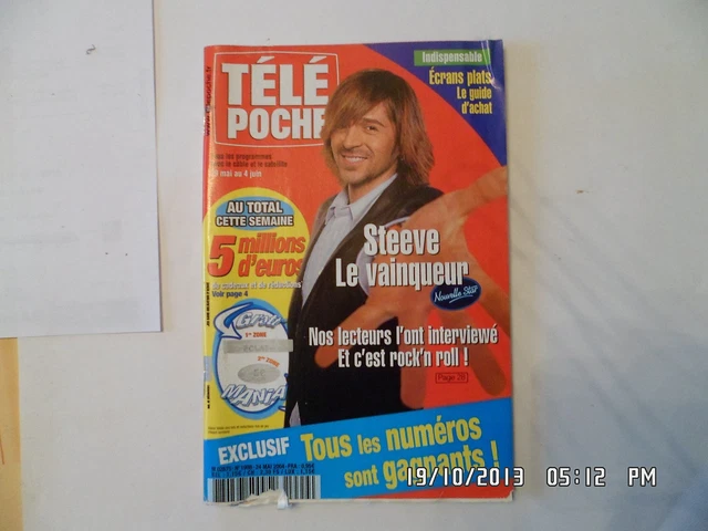 TELE POCHE N°1998 Du 29 Mai Au 4 Juin 2004 Steeve La Nouvelle Star E29
