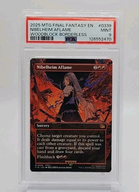 MTG - NIBELHEIM Aflame - Borderless Mythic #339 - Final Fantasy NM $17.95 -  PicClick