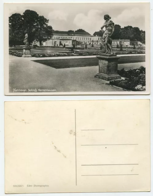 24365 - Hanover - Schloss Herrenhausen - real photo - old postcard