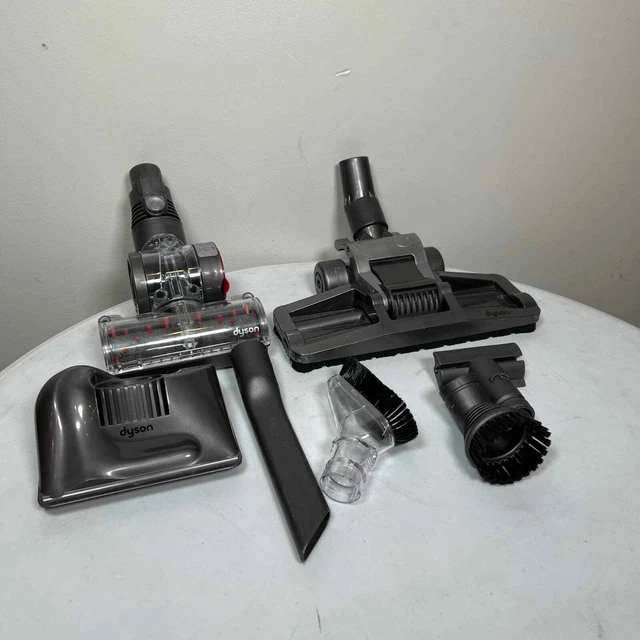 Lot of (6) Genuine Dyson Vacuum Cleaner Attachment Accessories, Gray