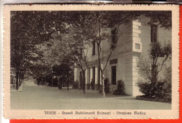 Cartolina Telese  Viaggiata  1914 Grandi Stabilimenti Direzione Medica  Bella