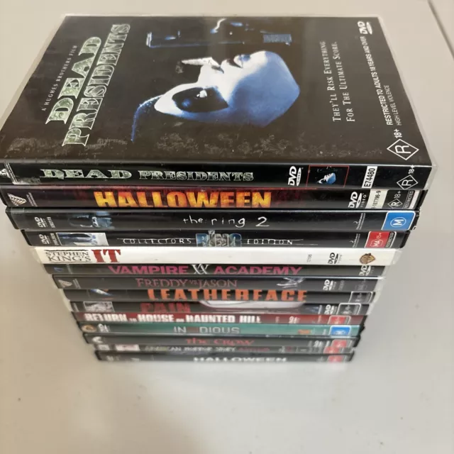 Horror DVD Bundle × 14 - Bulk Lot - (CULT HORROR) See Description For Titles