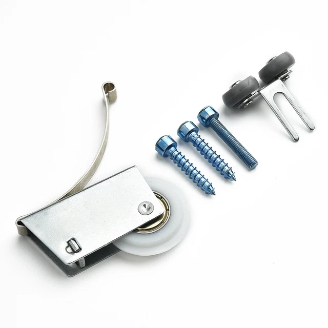 ARMOIRE PORTE COULISSANTE roulettes roues poulie verre raccords de