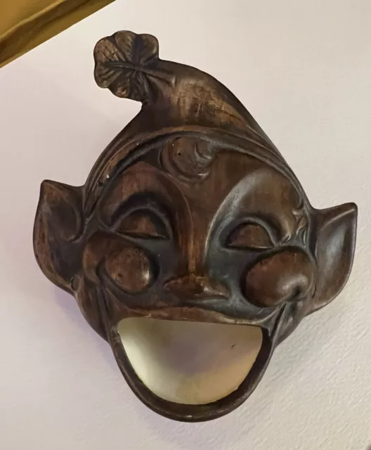 1960 VTG Menehune Hawaiian ELF Figurine Treasure Craft Ashtray Lucky Tiki Mug