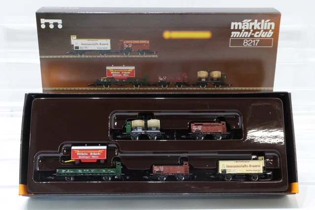 Z MÄRKLIN MINI-CLUB 8217 Württemberg Wagen-Set Güterwagen OVP N95 EUR ...