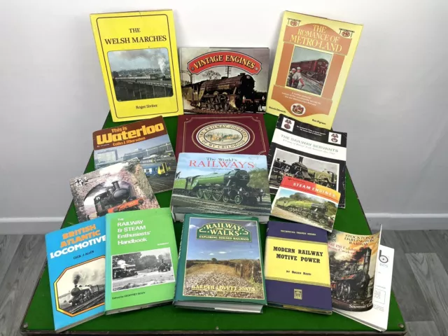 14 X Train Books, Railway, History Books Job Lot Journeys Etc