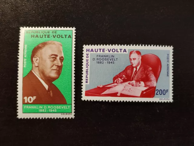 ZO47/ Obervolta - Haute-Volta - 1970 - Yv PA 80 81 | Mi 297 298 - MNH