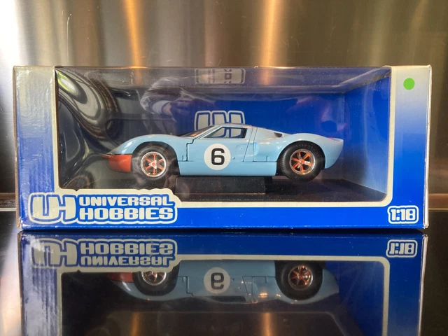 Eagle's Race 1/18 Ford GT 40 n1 2nd 24H Le Mans 1996 Diecast Car Blue