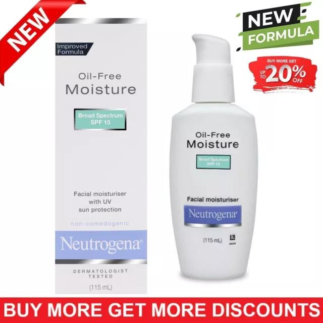 Neutrogena Hydratant pour le visage sans huile SPF 15 pour peaux normales à...