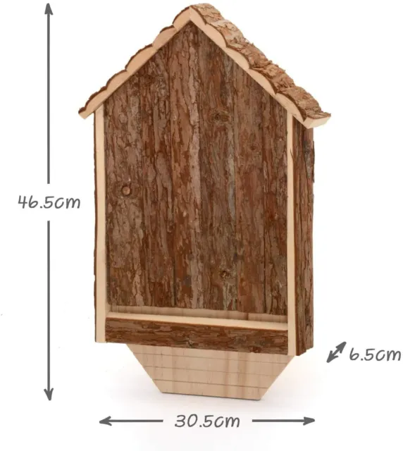 Grande scatola per nido giardino esterno in legno habitat pipistrello appendiabiti nido casa rifugio 2
