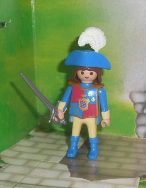4 Playmobil Gardes Mousquetaires Du Roi à Cheval – Soldats Jaunes