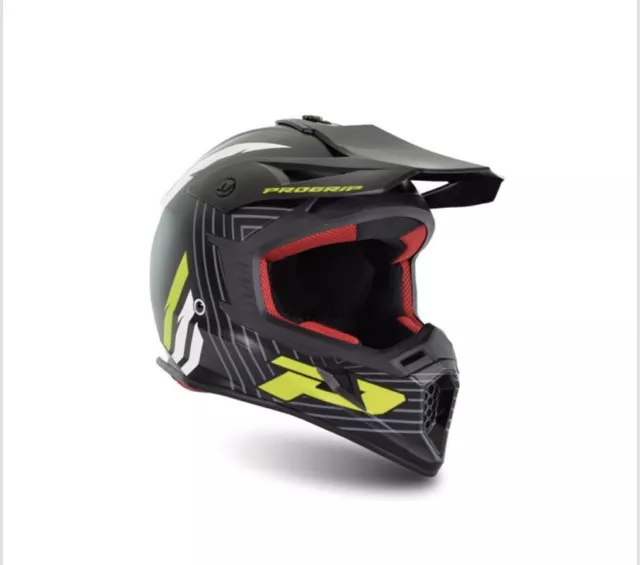 CASCO CROSS ENDURO PROGRIP 3095 Nero opaco Taglia XL