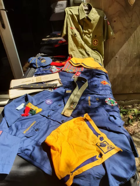 BOY SCOUTS  of AMERICA Clothing  - YOUTH - Bundle Job Lot - PLEASE READ