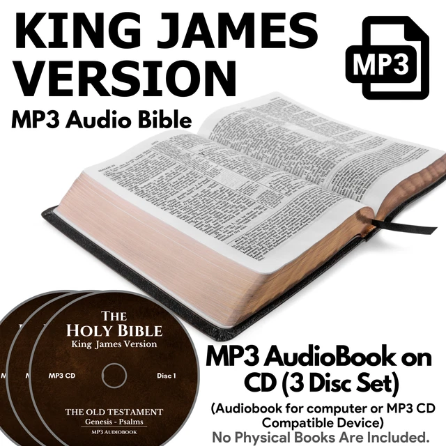 Complete KJV Audio Bible On USB Drive – Authorized King James Version, 60 Hours, MP3
