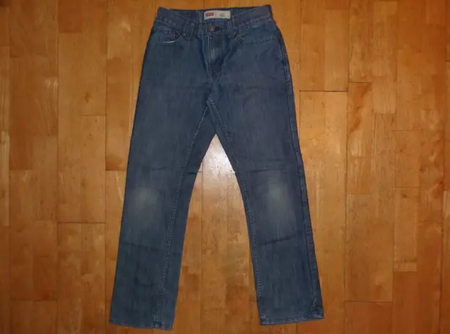 Youth Boys LEVI STRAUSS 511 Skinny Blue Jeans Pants 14 Regular Size 27 x 27