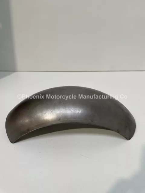 Custom Motorcycle 8" Rear Fender  - Raw Steel - Uk Supplied