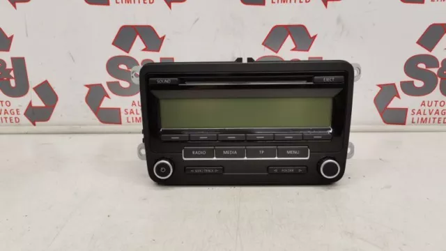 Volkswagen Passat 08-10 Cd Player Radio Stereo Head Unit 1k0035186aa