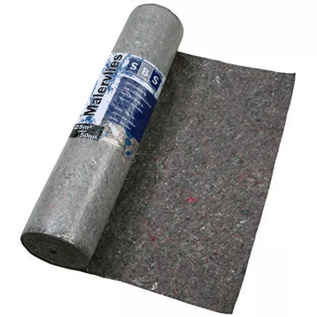 SBS Malervlies 25 Qm Bockrolle Recouvrement Tapis de Protection Film Couverture