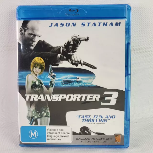 Transporter 3 (Blu-ray, 2008) New Sealed - Jason Statham