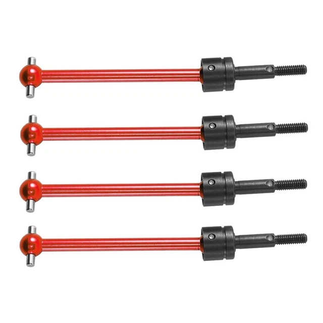 4 ud. Metal Universal Accionamiento Eje CVD (64Mm) para TT02B TT-02B DT02 DT0 I8J6