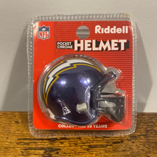 San Diego Chargers NFL Riddell Pocket Chrome Helmet Sealed