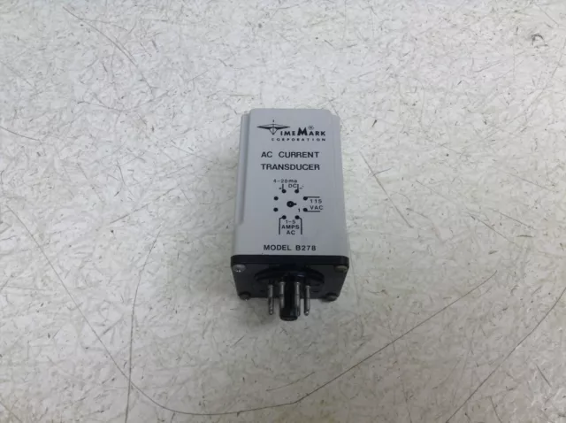 Time Mark B278 115 VAC Coil AC Current Transducer (TB)