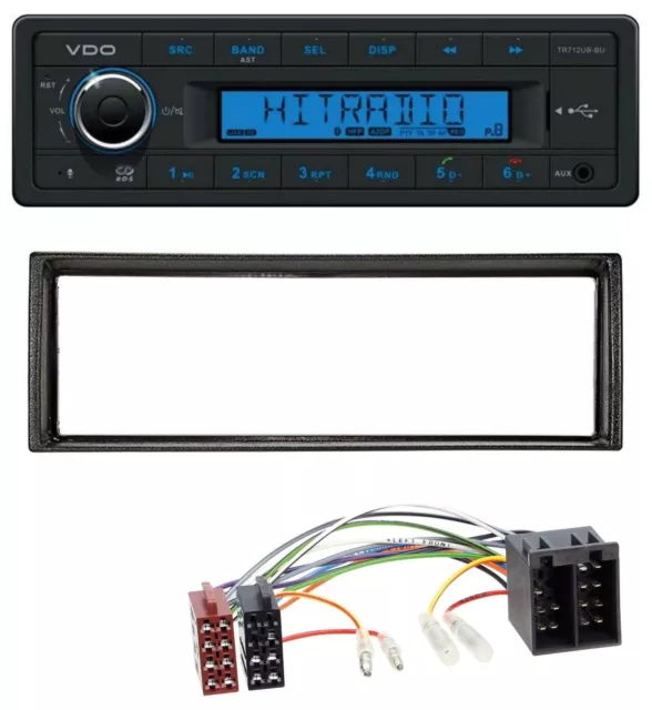 VDO Bluetooth AUX USB MP3 Autoradio für VW Golf 2 83-92 Jetta II 84-92 T4 90-03