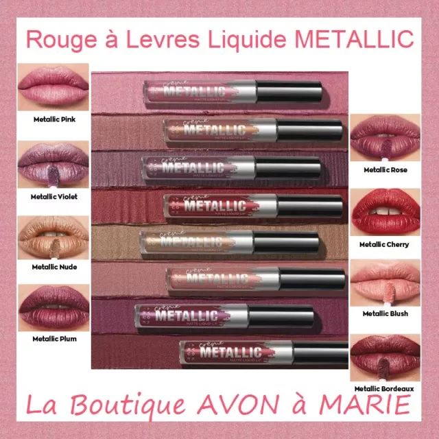 Rouge à lèvres Liquide Métallisé AVON TRUE : FINI ULTRA METALLIC!!