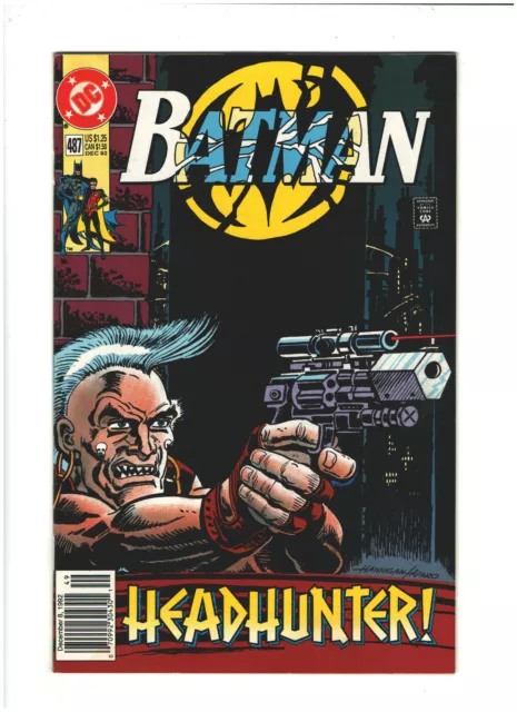 Batman #487 VF+ 8.5 Newsstand DC Comics 1992 Doug Moench & Jim Aparo