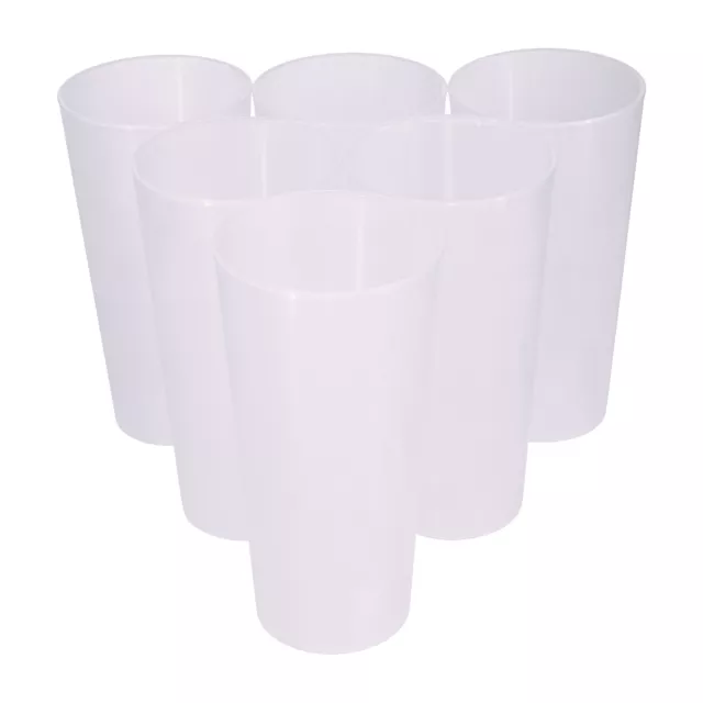 Paquete De 50 Incoloro Pinta Vasos Plástico Reutilizable 1 568ml Lavavajillas