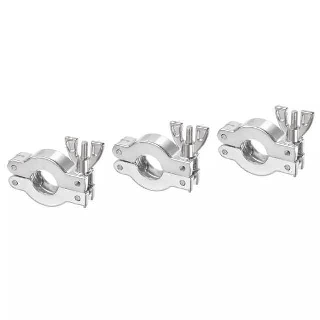 KF-16 Vide Pince, 3 Set Aluminium Alliage Broche Tuyau Pince Argent