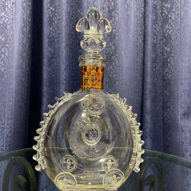REMY MARTIN LOUIS XIII EMPTY Cognac Baccarat Crystal Bottle Decanter, Case  & Box $197.00 - PicClick