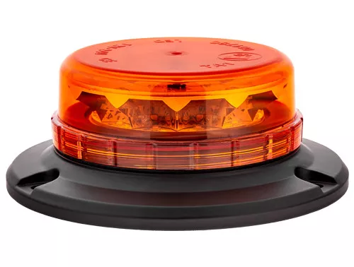 Lightbar UK 3 Bolt Mount LPB R65 Rotating Flashing Amber LED Strobe Beacon