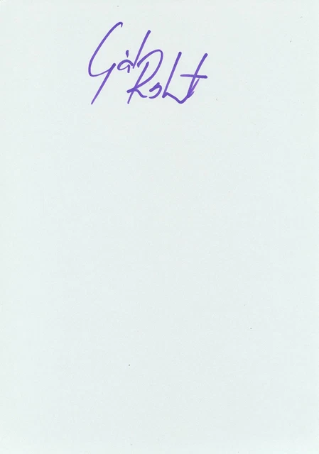 Robert Gal  Ungarn Turnen  3.WM 2005  Karte original signiert WL 341364