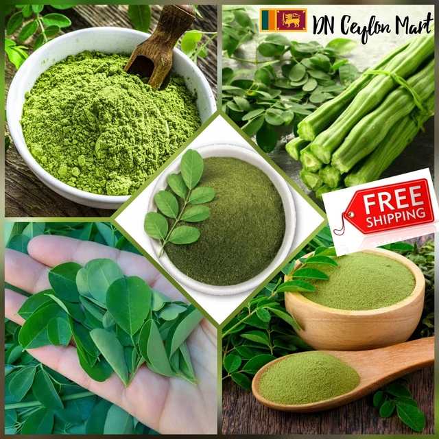DRIED MORINGA OLEIFERA Leaf Powder Organic Pure Natural Best Quality ...