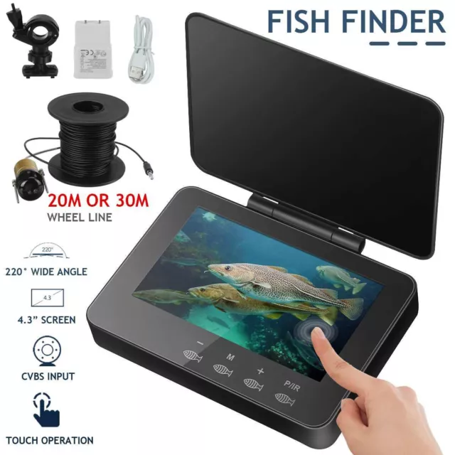 EYOYO 1000TVL SEA Fish Finder 4.3 inch LCD Monitor Underwater fishing  Camera Cam £92.82 - PicClick UK
