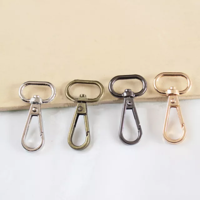 Lobster Swivel Clasps Clips Bag Key Ring Snap Hook Keychain DIY Bag Parts 5PCS