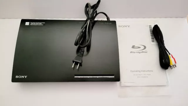 SONY BLU-RAY Disc/DVD Player Model BDP-BX18 w Manual. Tested. No Remote