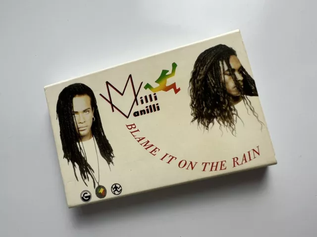 Milli Vanilli Blame It On The Rain Cassette 1989 Very Rare Great Condition