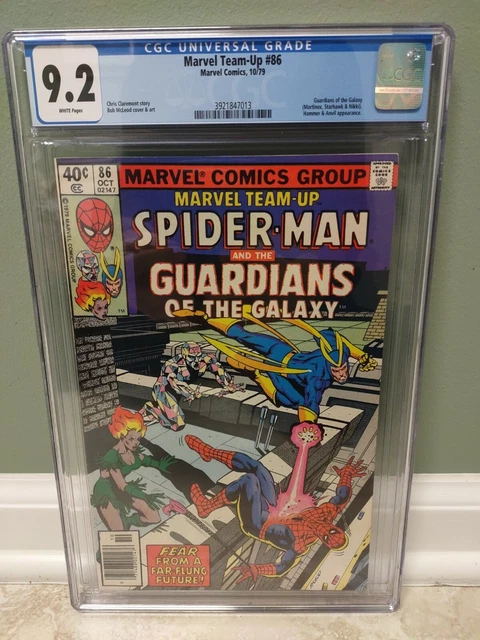 Marvel Team-Up #86 Cgc 9.2 Spider-Man & Guardians Of The Galaxy! 1979 🇺🇸🇺🇸