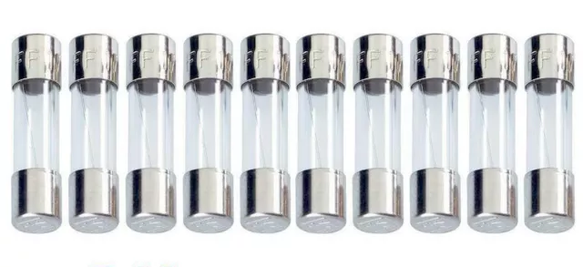 N.10 Fusibles 5x20 IN Verre 250V 1A