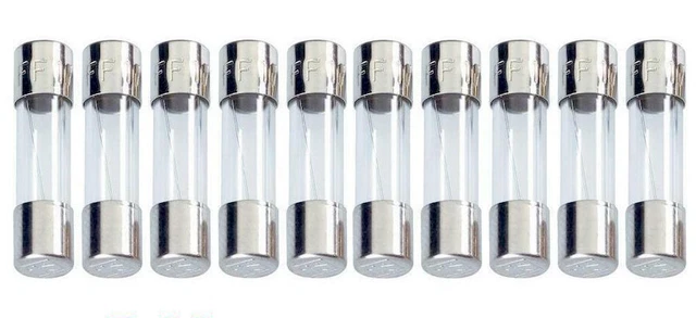 N.10 Fusibles Rapides en Verre 5x20 IN Verre 250V 5A