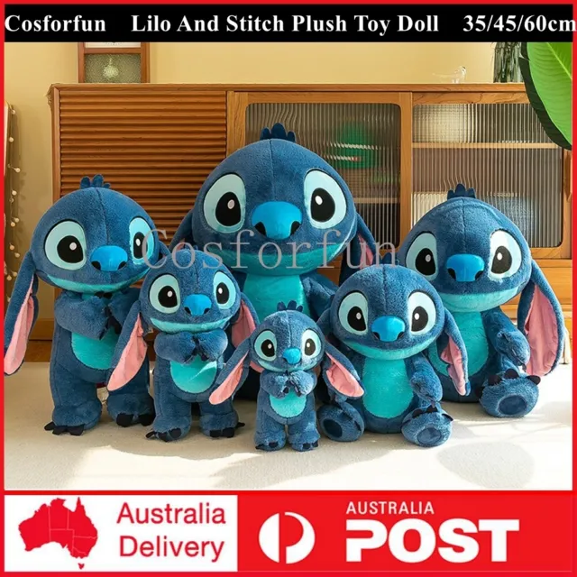 Giant Cartoon Stitch Lilo & Stitch Plush Toy Doll Children Stuffed gift  35-60cm
