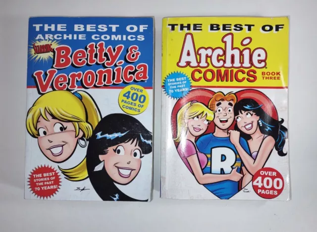 2 The Best Of Archie Comics Books 2013, 14 Over 400 Pages Ea 70 Years Of Stories